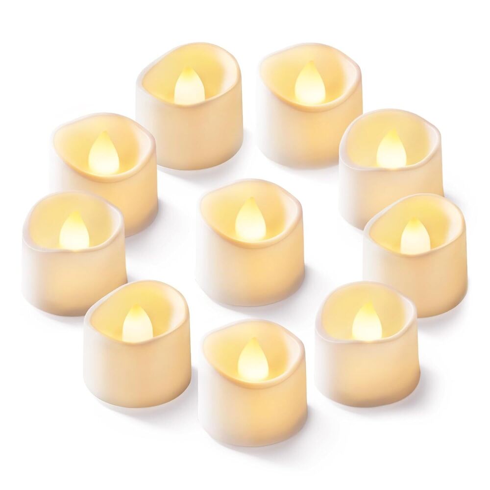 24Pcs Flickering Flameless Candle Battery Operated, 200+Hours Fake